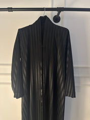 C 2384 Black Striped Abaya
