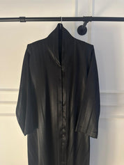 C 2385 Black Striped Abaya