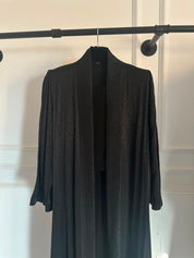 C 2387-03 Premium Black Dots Abaya