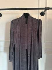 C 2388-01 Grey Swirls Abaya
