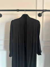 C 2388-02 Black Swirls Abaya