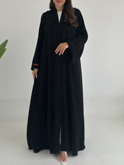 C 2395 Black Lace Abaya