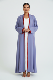 C 2438 Lavender Tassels Abaya