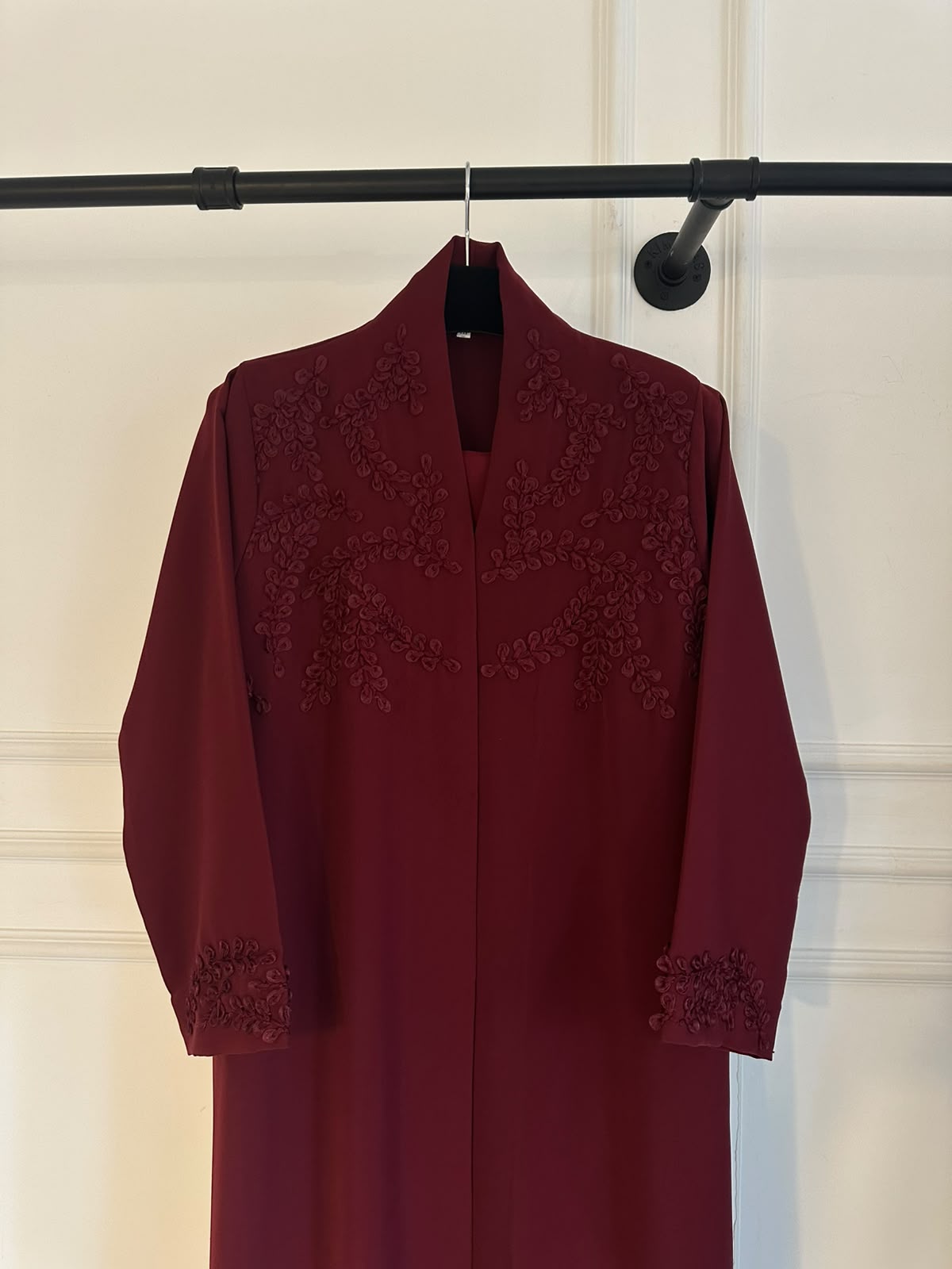 C 2439 Maroon Abaya