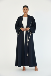 C 2443 Navy Blue Abaya