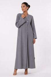 C 2453-03 Grey Abaya
