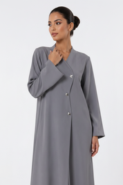 C 2453-03 Grey Abaya