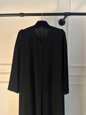 C 2455 Black Striped Abaya