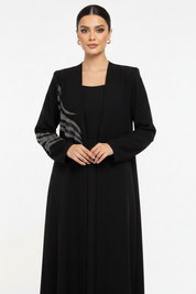 C 2457 Black Abaya