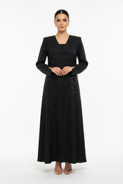 C 2461 Black Abaya