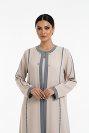 C 2463 Pale Pink Abaya