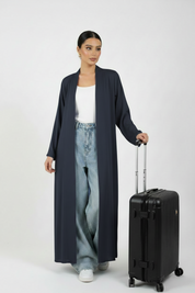 C 2466-05 Dark Navy Travel Abaya