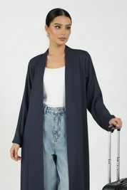 C 2466-05 Dark Navy Travel Abaya