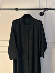 C 2467-03 Dark Green Dantel Abaya