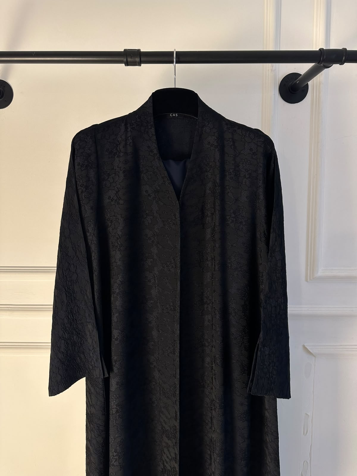 C 2467-04 Dark Navy Dantel Abaya