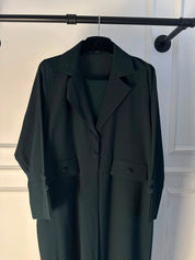 C 2468-01 Forest Green Abaya