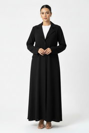 C 2468-02 Black Abaya
