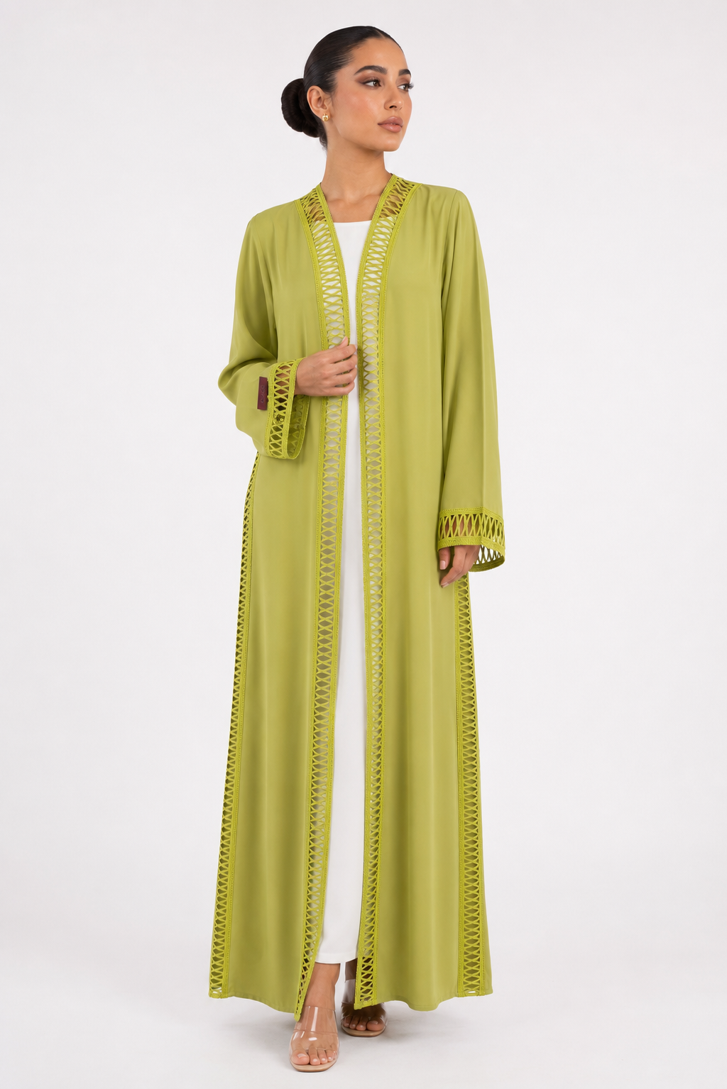 C 2514 Key Lime Pie Lace Abaya