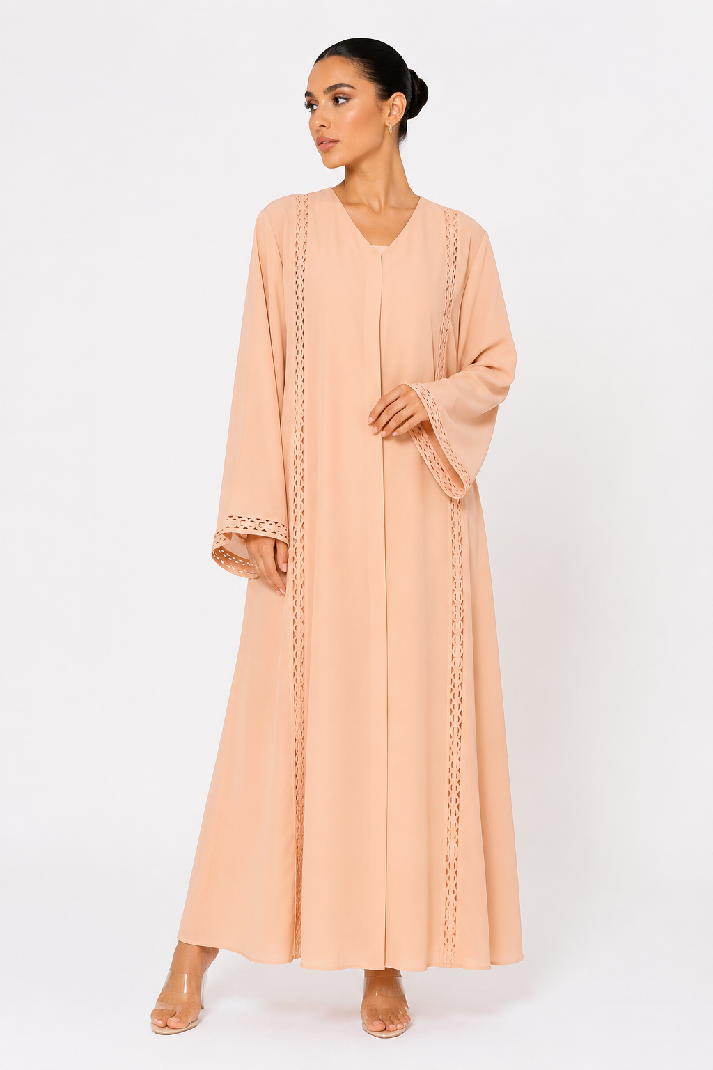 C 2515 Melty Milk Pink Abaya