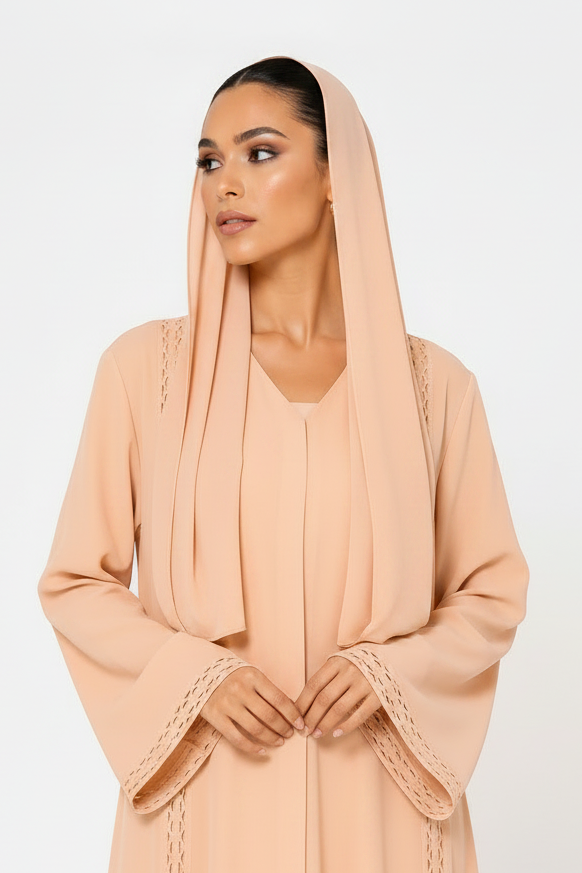 C 2515 Melty Milk Pink Abaya