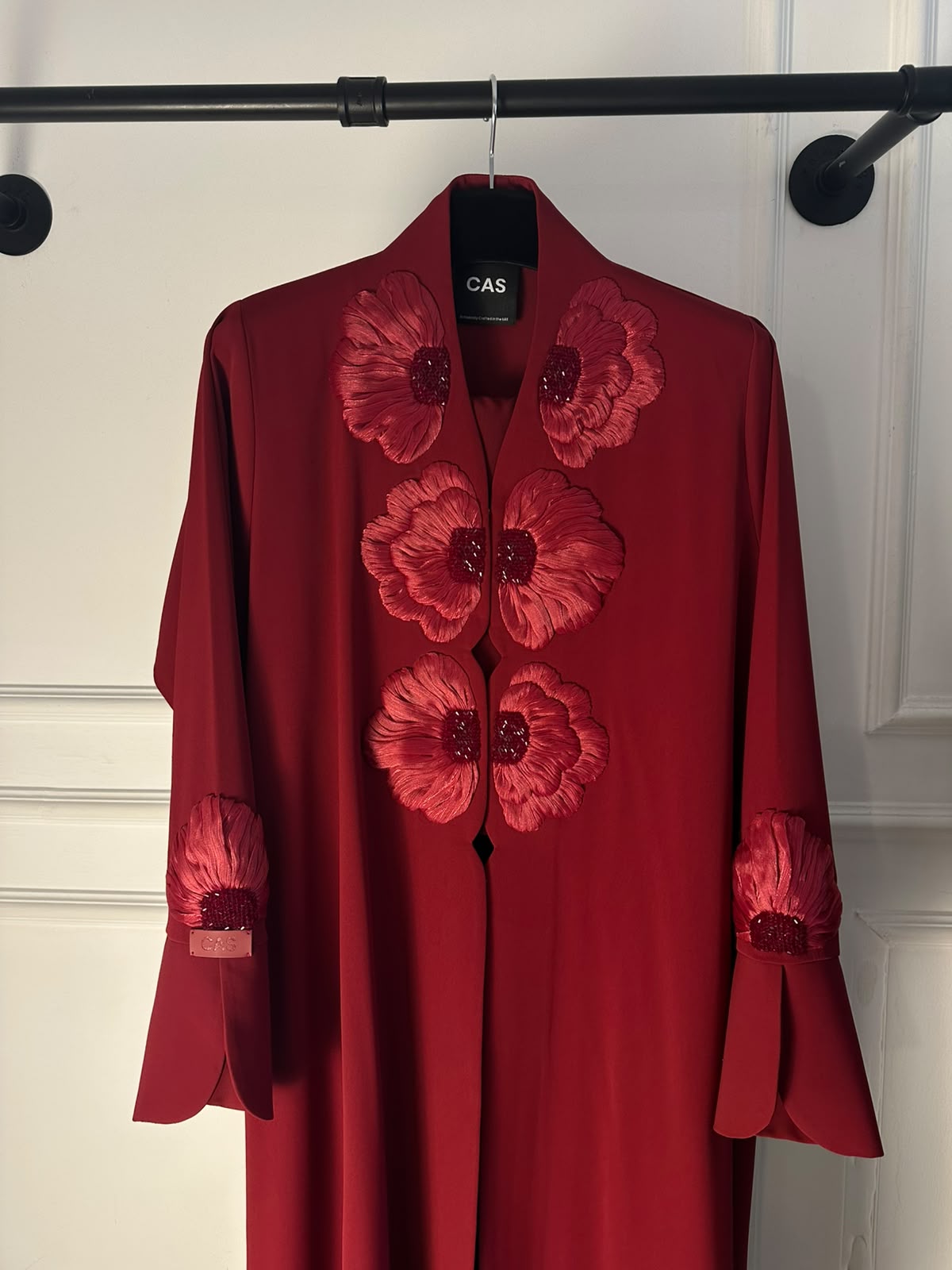 C 2519 Ruby Red Amira Abaya