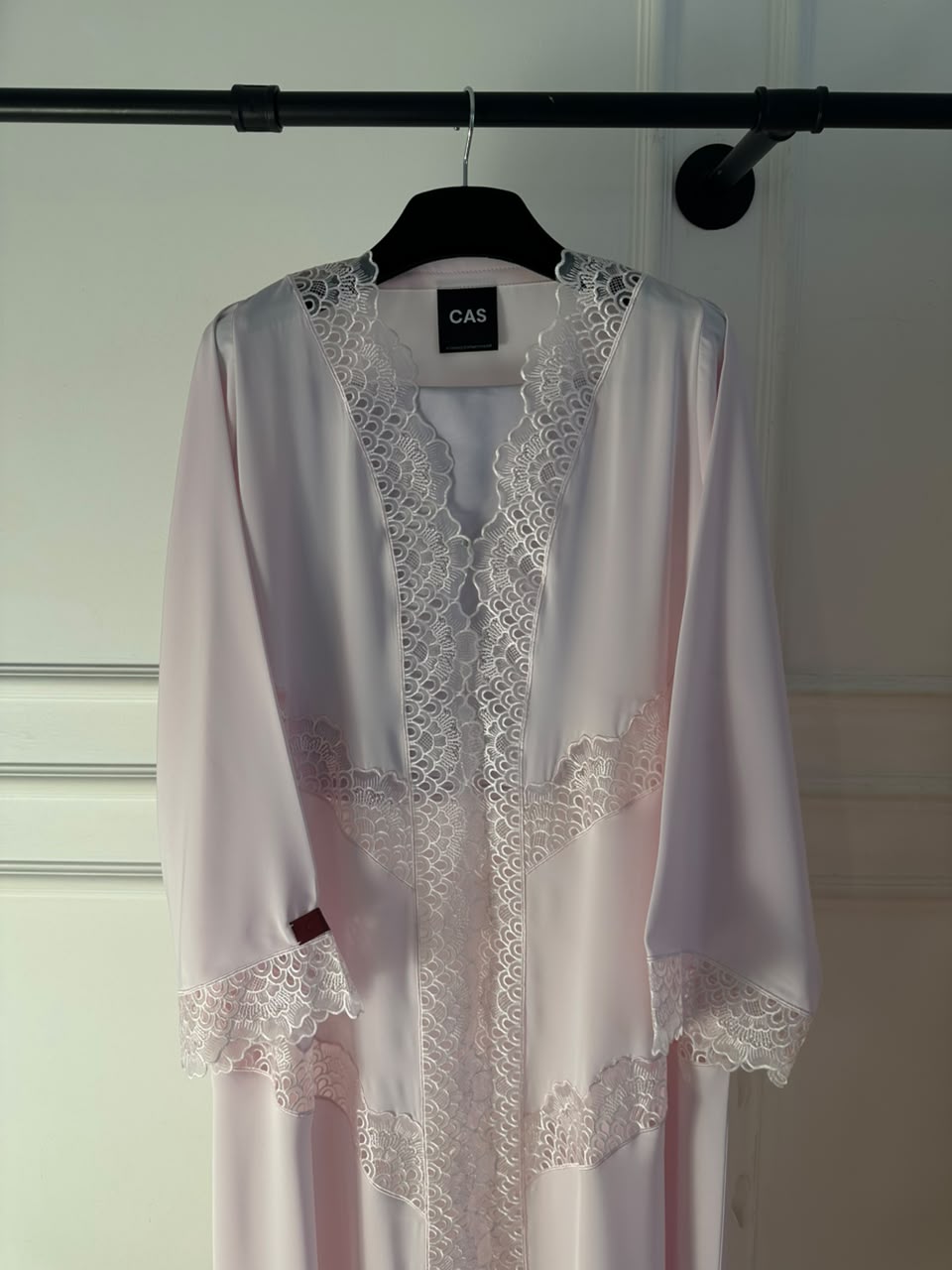 C 2570 Lychee Swirl Lace Abaya