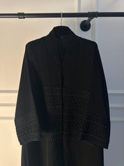 C 2609 Black Dantel Abaya