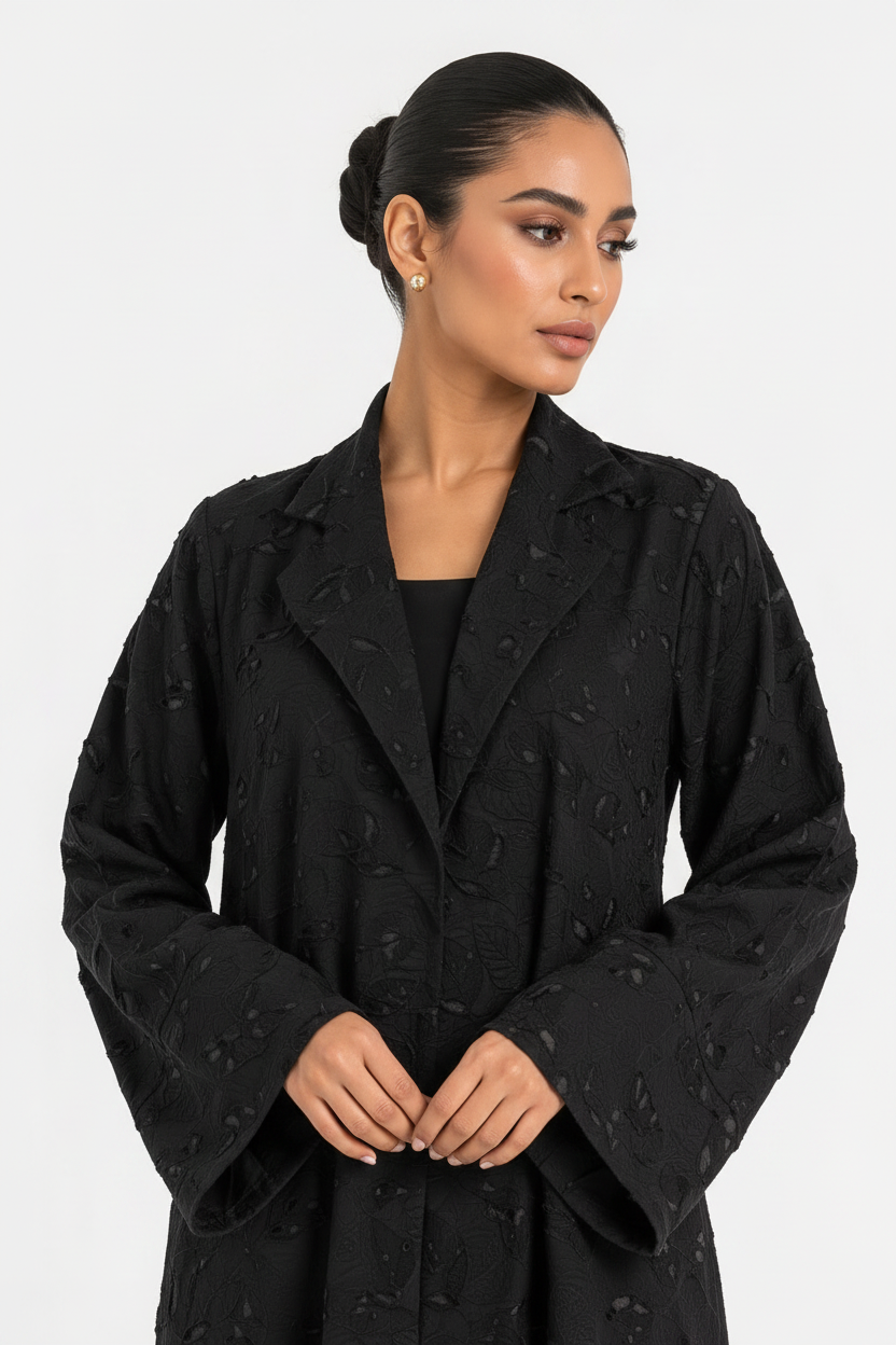 C 2610 Black Abaya