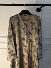 C 2625-02 Beige Butterfly Abaya