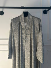C 2629-01 Light Grey Abaya
