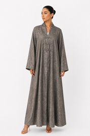 C 2629-02 Dark Beige Abaya
