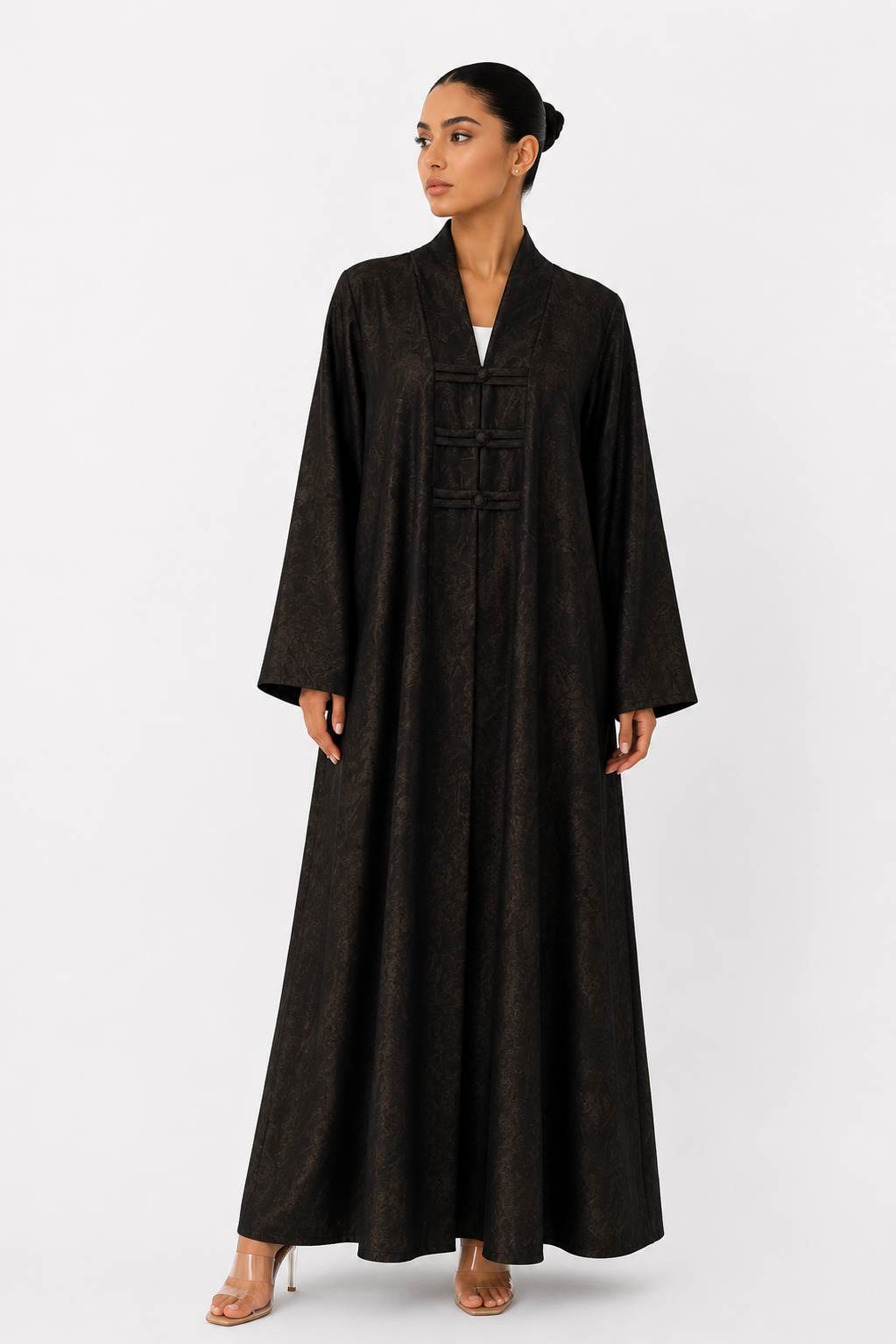 C 2629-03 Dark Brown Abaya