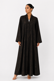 C 2629-03 Dark Brown Abaya