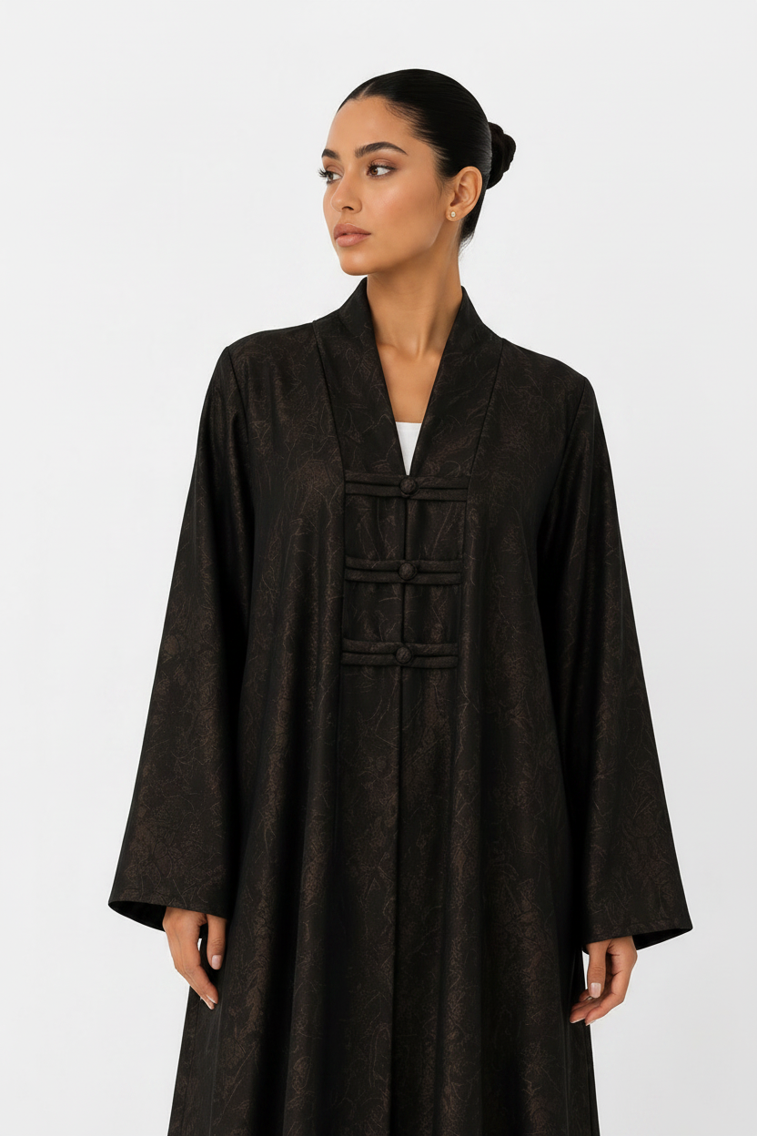 C 2629-03 Dark Brown Abaya