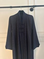 C 2629-04 Navy Blue Abaya