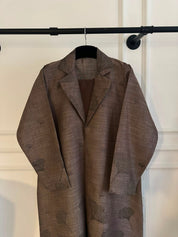 C 2630-01 Mocha Linen Abaya