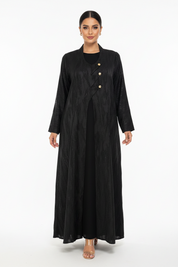 C 2667 Black Work Abaya