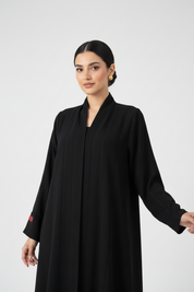 C 2674 Black Striped Abaya