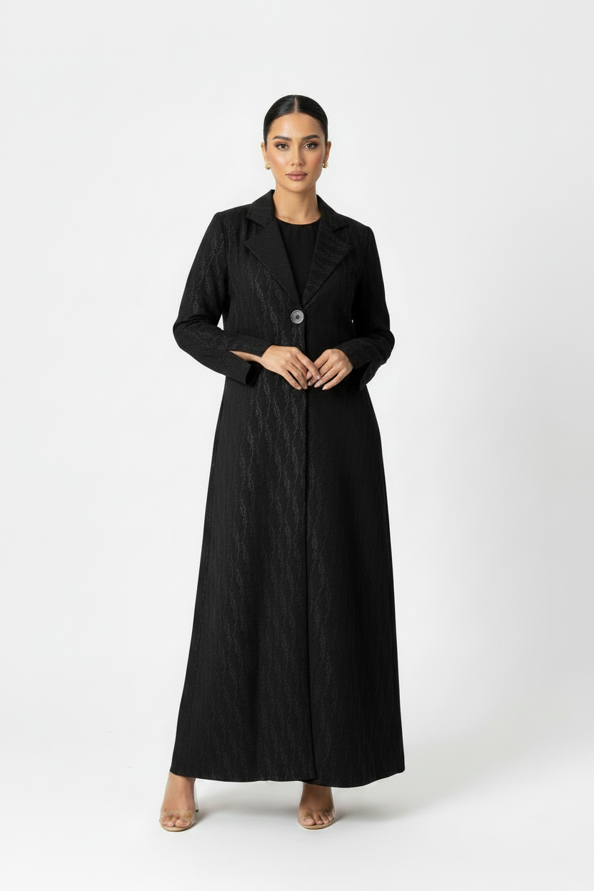 C 2680 Black Work Abaya