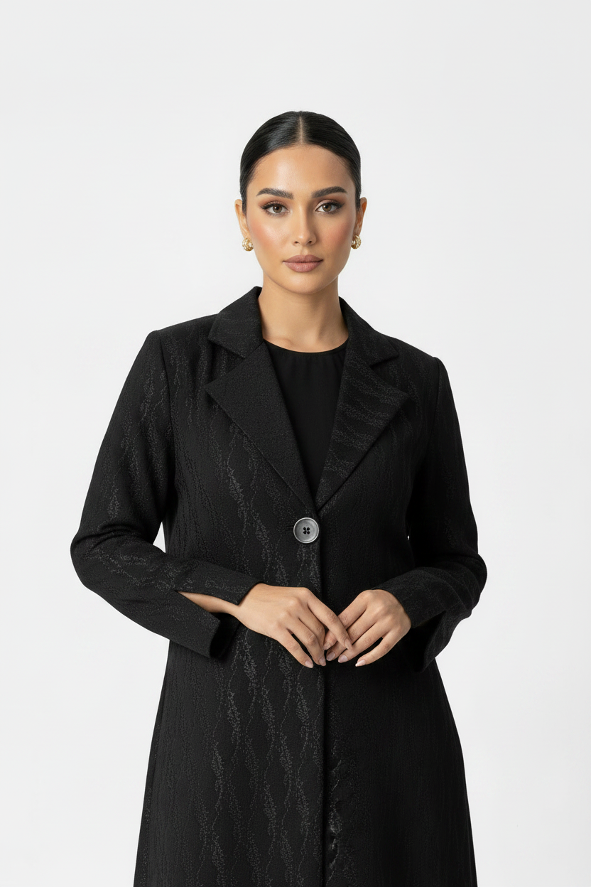 C 2680 Black Work Abaya