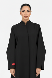 C 2688 Black Abaya - XS / 50