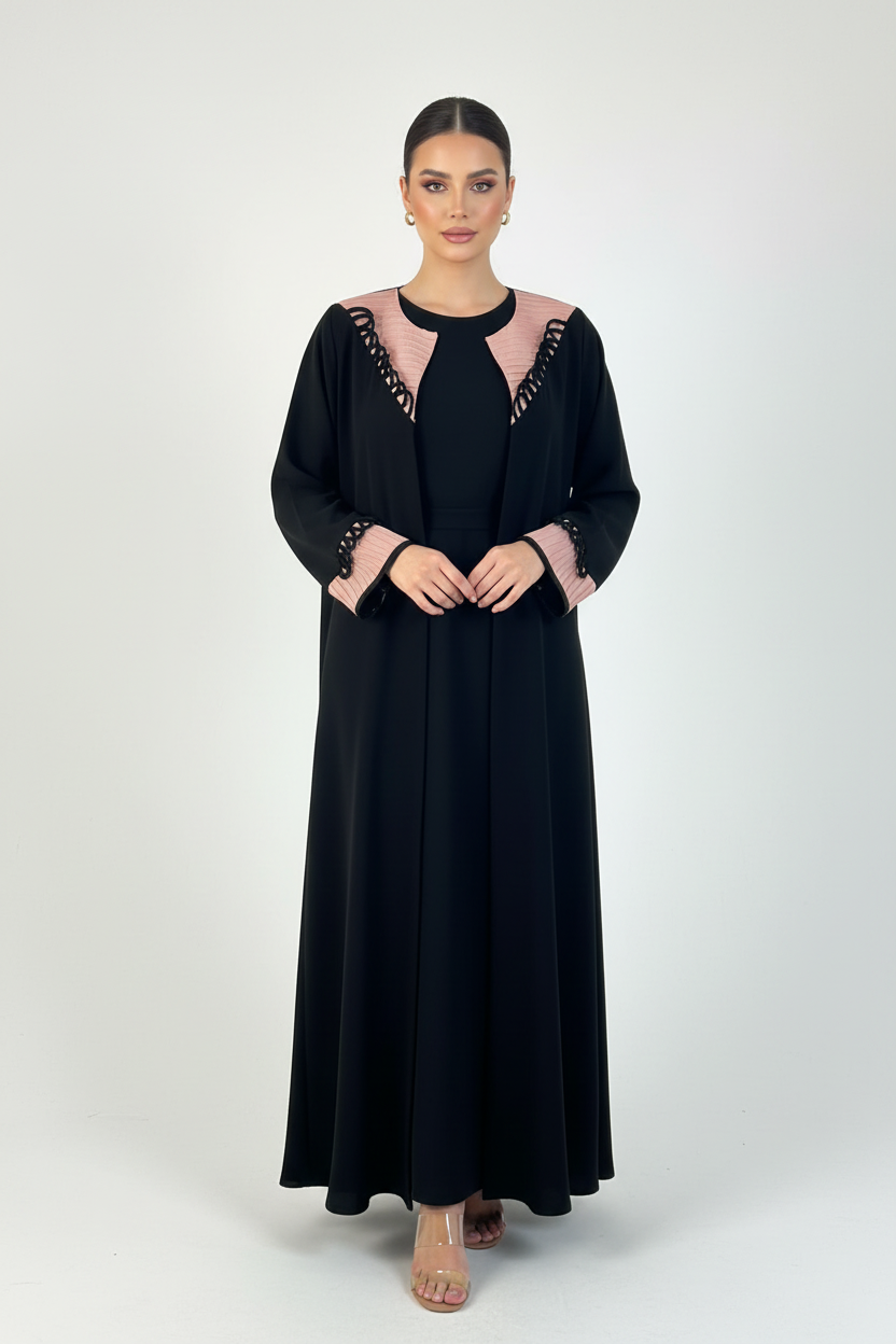 C 2713 Black Abaya
