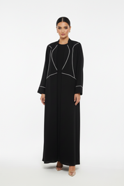 C 2717 Black Abaya