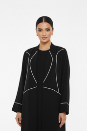 C 2717 Black Abaya