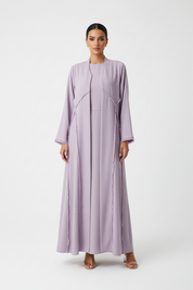 C 2719 Lilac Tassels Abaya