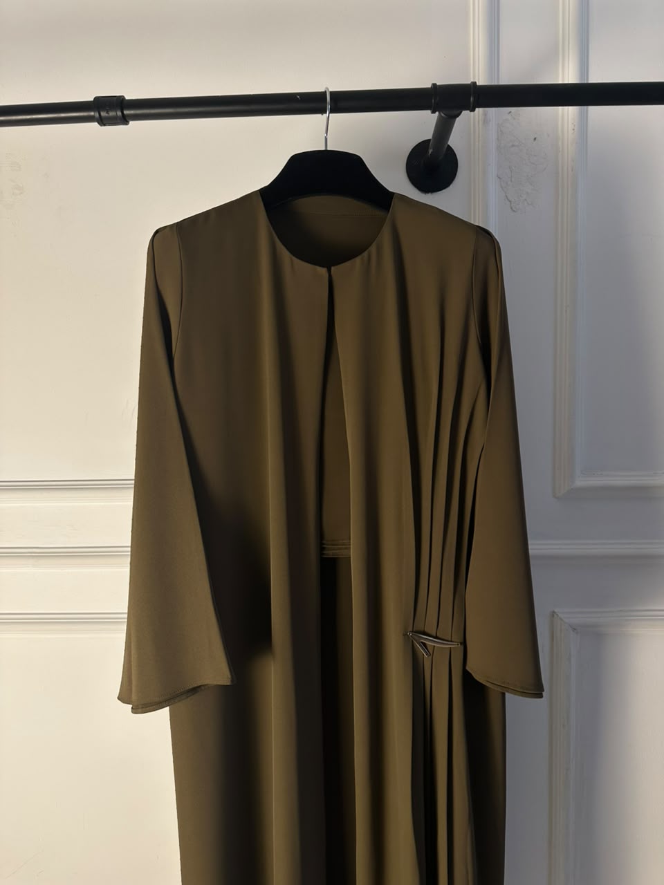 C 2724 Olive Brown Abaya