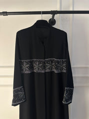 C 2726 Black Beaded Abaya