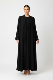 C 2727 Black Beaded Abaya
