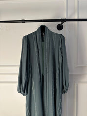 C 2734-02 Jade Green Abaya