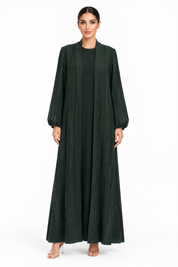 C 2734-05 Forest Green Abaya
